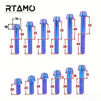 Titanium Bolt Hex Tapered Head M10