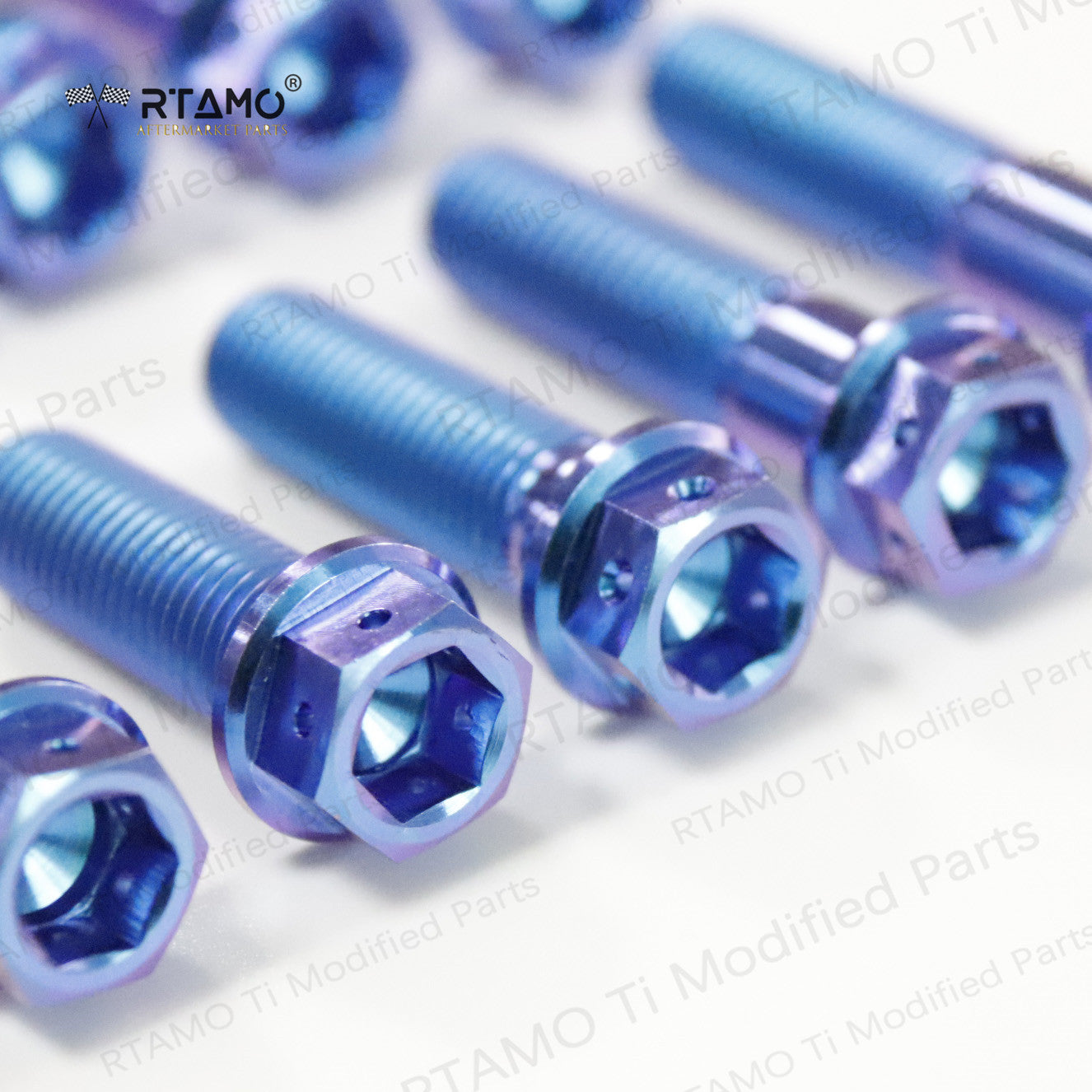 Titanium Bolt M10 Hex Flange with Hole