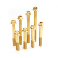 Titanium Bolt Concave Flange Head with Hole M10