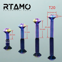 Titanium Bolt M4 Countersunk Umbrella Head