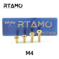 Titanium Bolt M4 Countersunk Hex Head