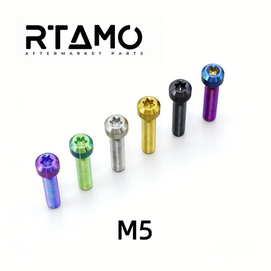 Titanium Bolt M5 Torx Head Chamfered Screw