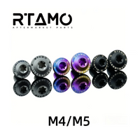 Titanium Self-Tapping Bolt M4/M5 Matte Sandblasted Screw