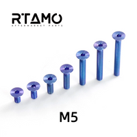 Titanium Bolt M5 Countersunk Hex Head