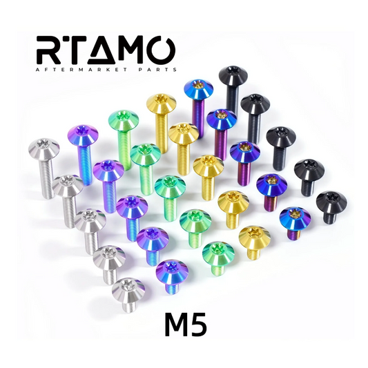 Titanium Bolt M5 Umbrella Torx Head