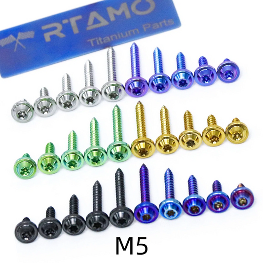 RTAMO Titanium Self-Tapping Bolt M5