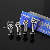 Titanium Bolt M5 Hexagon Flange Head with Hole