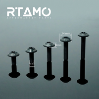 Titanium Bolt M6 Umbrella Torx Matte Sandblasted Screw