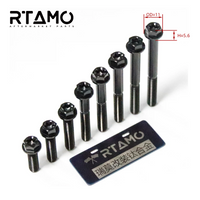 RTAMO Titanium Bolt M6 Flange Torx Head