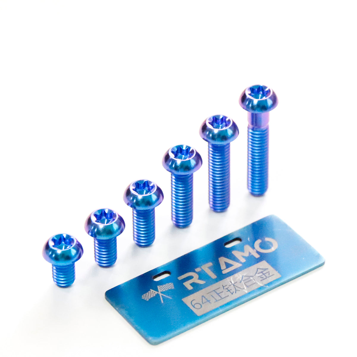 Titanium Bolt Ball Button Torx Head T30 M6