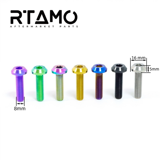Titanium Bolt M8 Umbrella Hex Socket Head