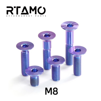compare product Titanium Bolt M8 Countersunk Hex Head