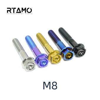 compare product Titanium Bolt M8 Concave Flange Head