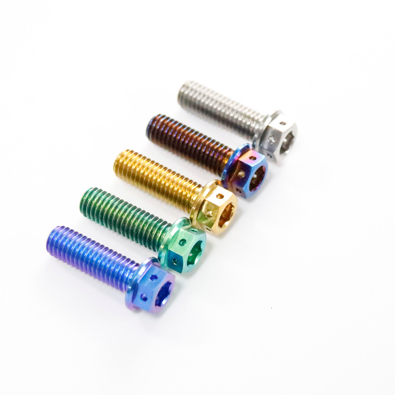 RTAMO Titanium Flange Head with Hole Bolt M8