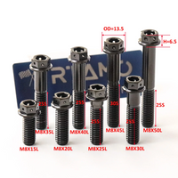 RTAMO Titanium Flange Head with Hole Bolt M8