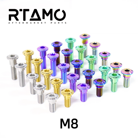 Titanium Hex Socket Head Step Bolt M8