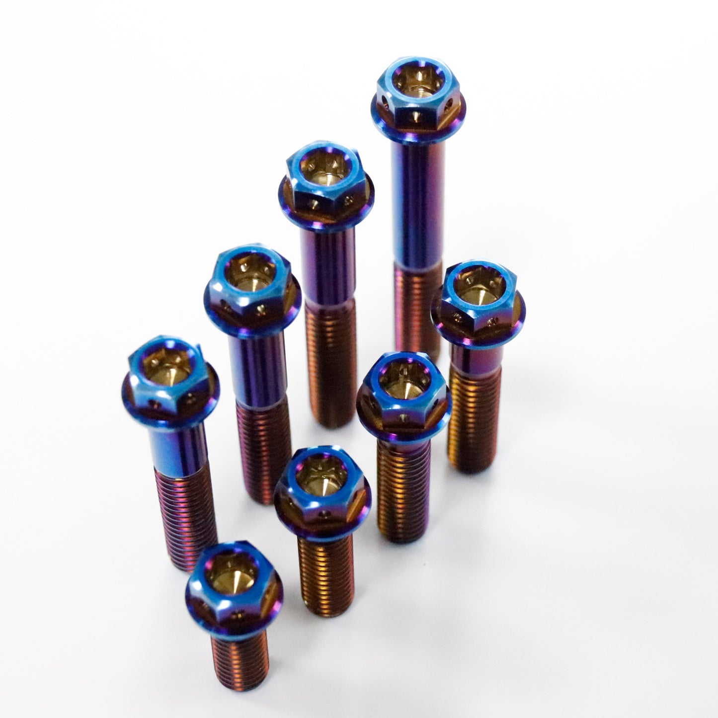 RTAMO Titanium Flange Head with Hole Bolt M8