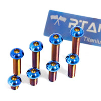 Titanium Bolt Ball Button Hex Socket M8