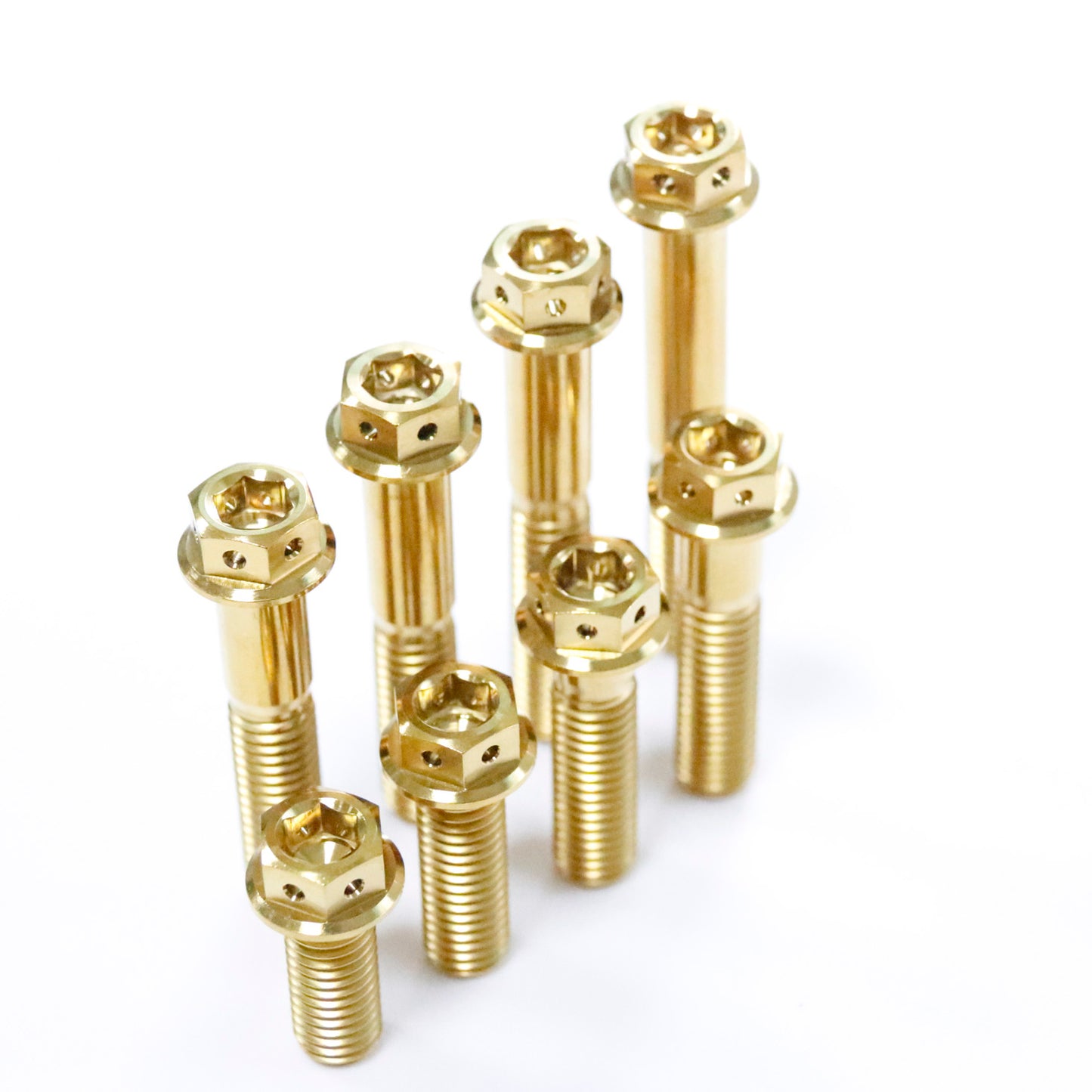 RTAMO Titanium Flange Head with Hole Bolt M8