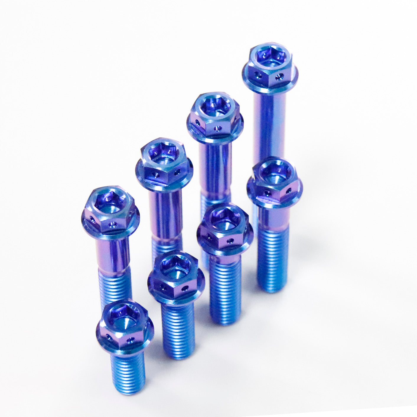 RTAMO Titanium Flange Head with Hole Bolt M8