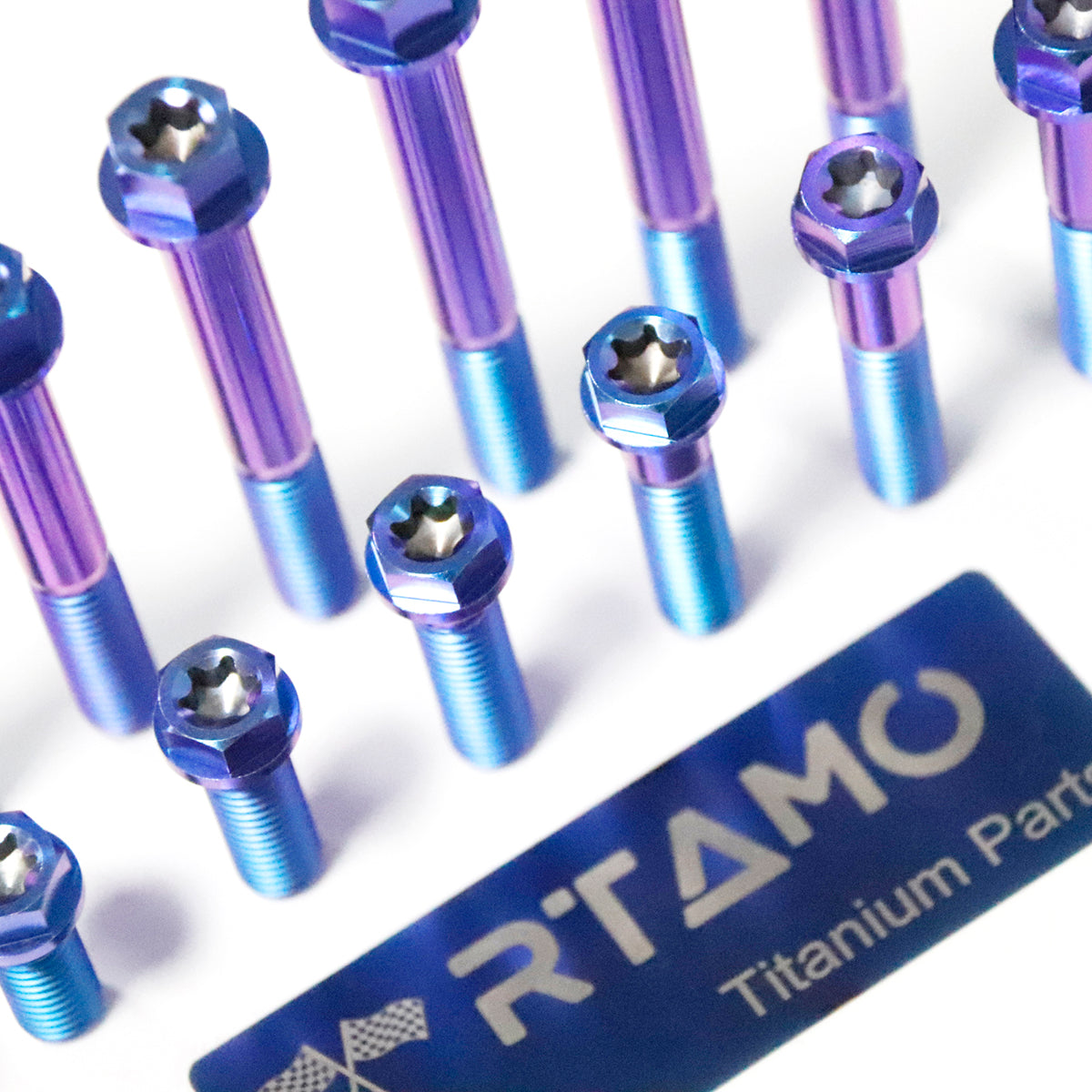 Titanium Bolt M8 Dual-Drive Flange Torx Head