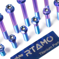 Titanium Bolt M8 Dual-Drive Flange Torx Head