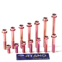 Titanium Bolt M8 Dual-Drive Flange Torx Head