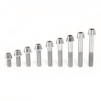 Titanium Bolt Hex Tapered Head M8