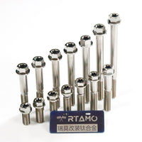 Titanium Bolt M8 Dual-Drive Flange Torx Head