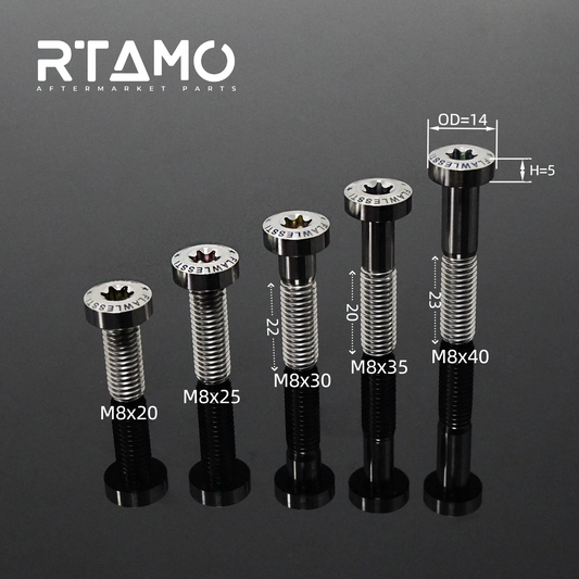 Titanium Bolt M8 Torx Pan Head T40