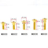 Titanium Hex Socket Head Step Bolt M8