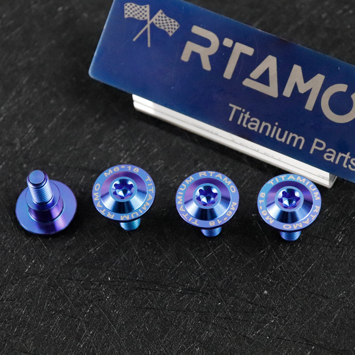 Titanium Step Bolt M6 for Cygnus Gryphus Front Fender