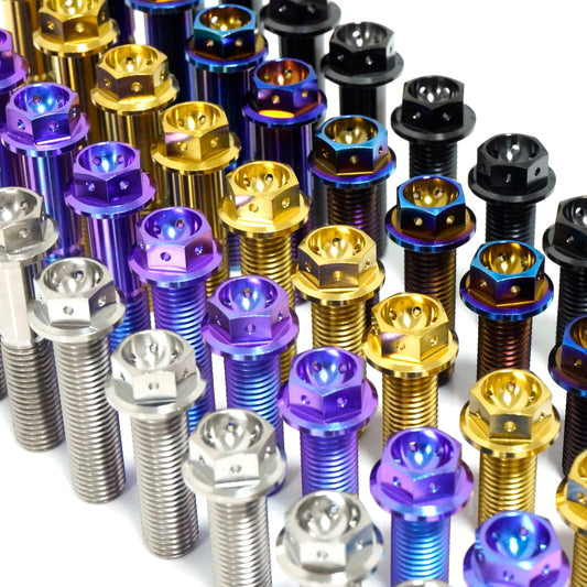 Titanium Bolt Concave Flange Head with Hole M10