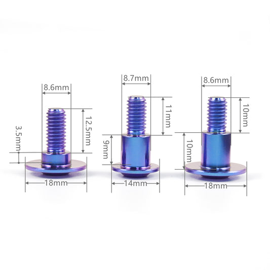 Titanium Disc Step Torx Bolt M6 for Suzuki