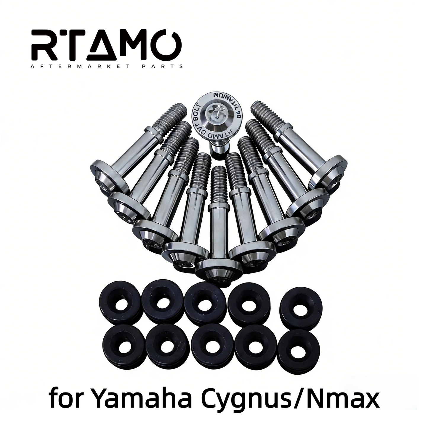 Titanium KOSO-CVT Bolt with Rubber Washer for Cygnus6/Nmax