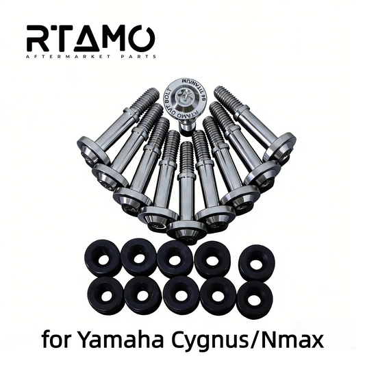 Titanium KOSO-CVT Bolt with Rubber Washer for Cygnus6/Nmax