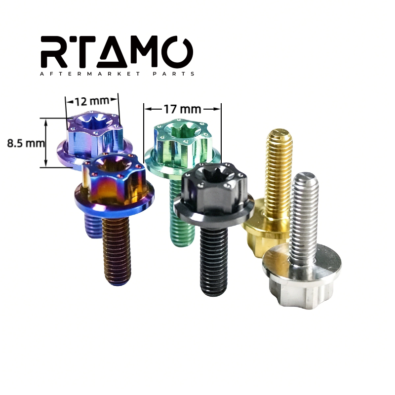 Titanium Bolt M6 Torx Head(OD=17mm)