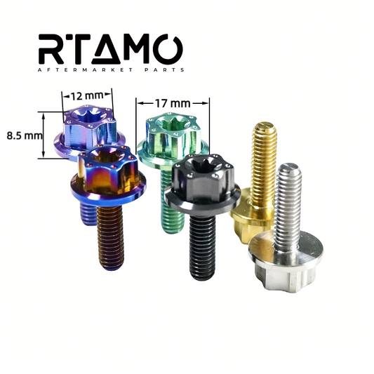 Titanium Bolt M6 Torx Head(OD=17mm)