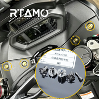 Titanium Dashboard Side Retainer Clips For Yamaha XMAX