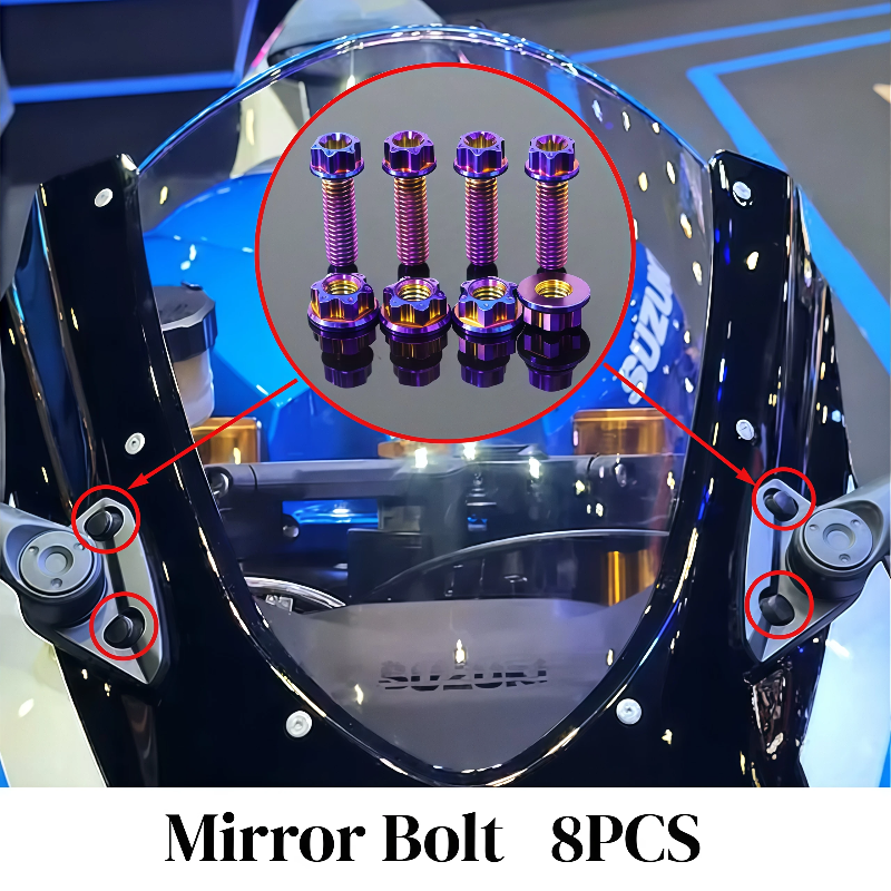 Titanium Bolts Set Fit for Suzuki GSX-R1000 2017-2024