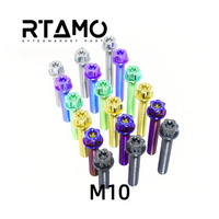 Titanium Bolt M10 Full Thread Torx Head(OD=18)