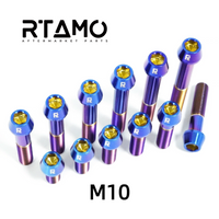 Titanium Bolt Hex Tapered Head M10