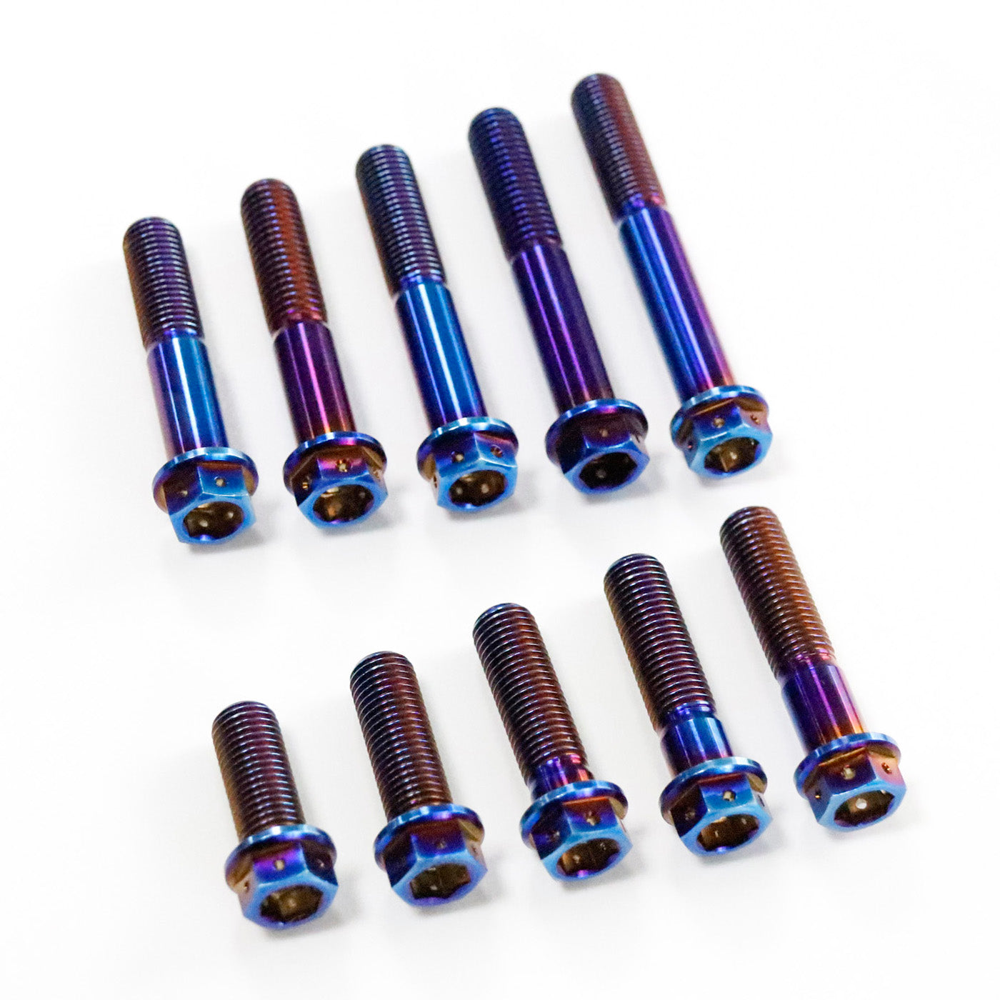 Titanium Bolt M10 Hex Flange with Hole