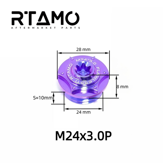 Titanium Engine Oil Bolt M24 for KTM790/890 Duke 1290SDR