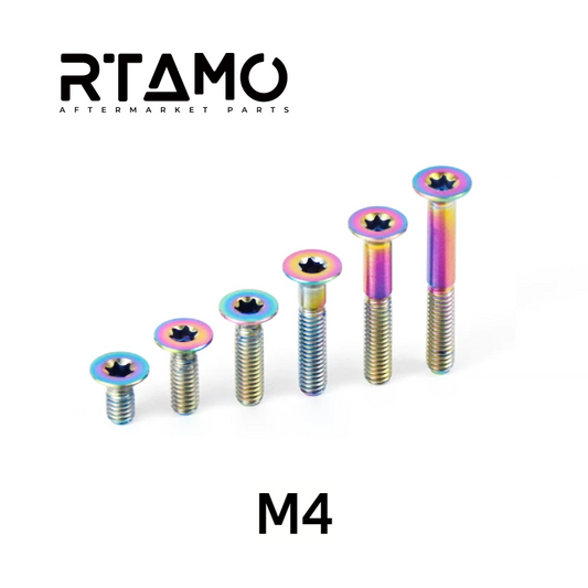 Titanium Bolt M4 Countersunk Torx Head
