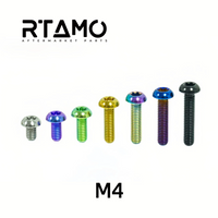 RTAMO Titanium Ball Button Bolt M4 T20