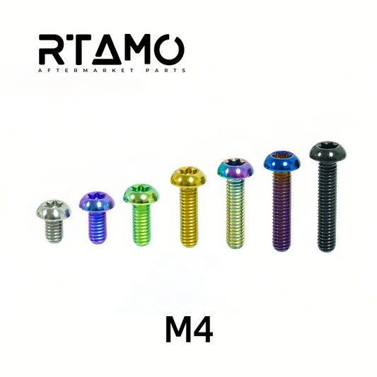RTAMO Titanium Ball Button Bolt M4 T20