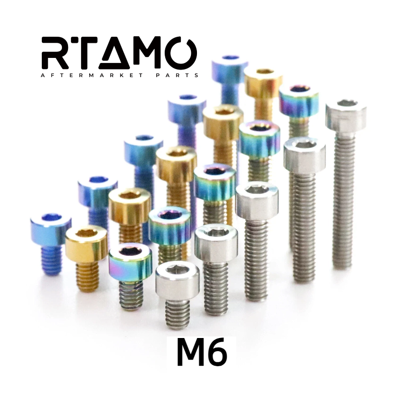 Titanium Bolt M6 Hex Socket Head