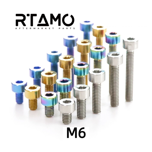 Titanium Bolt M6 Hex Socket Head