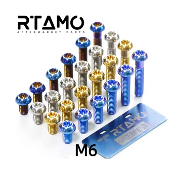 compare product RTAMO Titanium Ball Button Bolt M6 T30